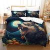 Bedding Kit, Bed Sheet Quilt Cover, Home Textile Three-Piece Set 3D Digital Printing