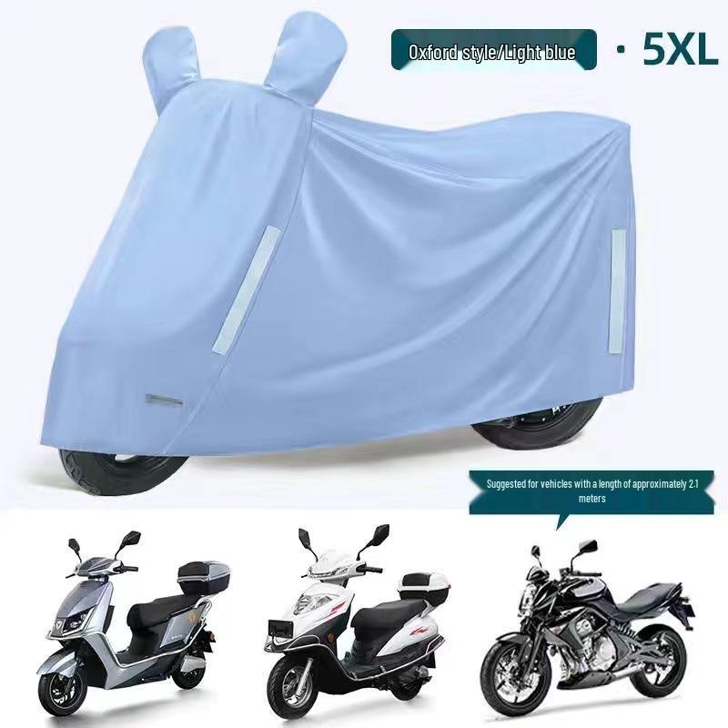Electric Motorcycle Dustproof & Rainproof Cover Set for Scooters and Battery Cars