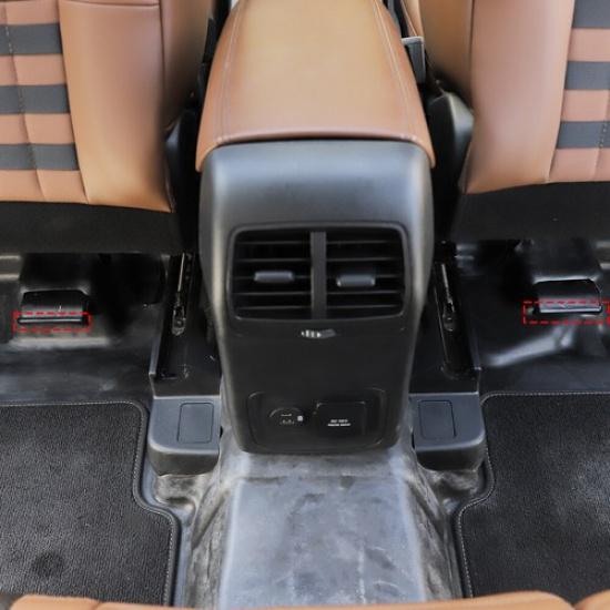 2pcs/Set  Rear Seat AC Air Vent Cover Trim for Ford Bronco Sport -2025