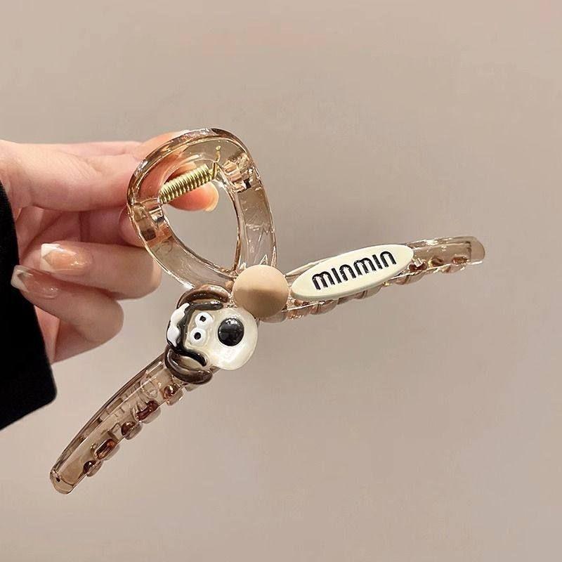 Großer französischer Retro-Klammer-Haarclip für elegante Damenfrisuren.