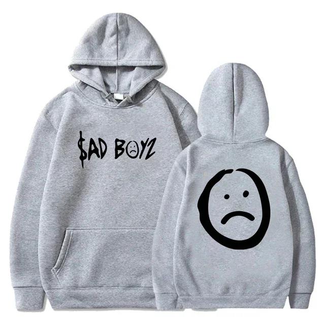 2025 Junior H Sad Boyz Hoodie World Tour Merch Long Sleeve Streetwear Men Women Hooded Sweatshirt Hip Hop Clothes