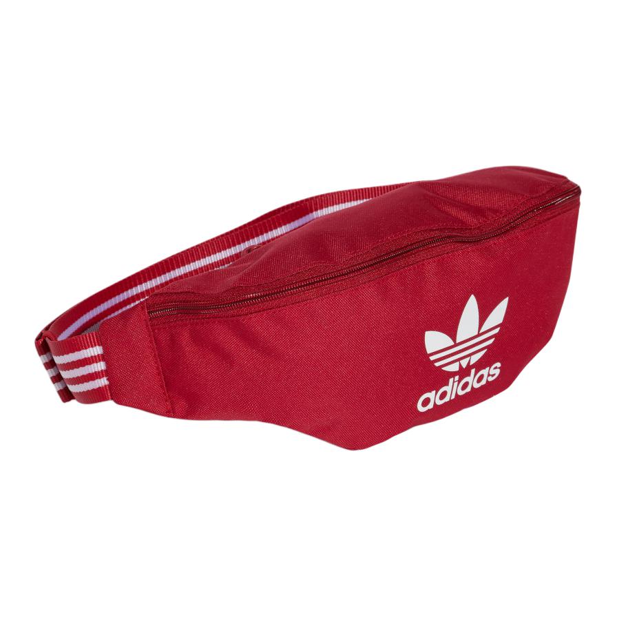 adidas Originals Adicolor Sport Versatile Zipper Shoulder Crossbody Waist Bag Unisex Bags Red IX7468