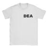 DEA Black Letter Print T-Shirts for Men  Funny Pure Cotton Tee Shirt Round Neck Short Sleeve T Shirts Big Size Tops