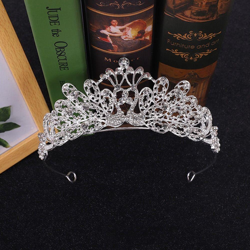 Hair Ornaments Korean Style Earrings Necklace Earring Tiara Set Women Necklace Wedding Jewelry Set