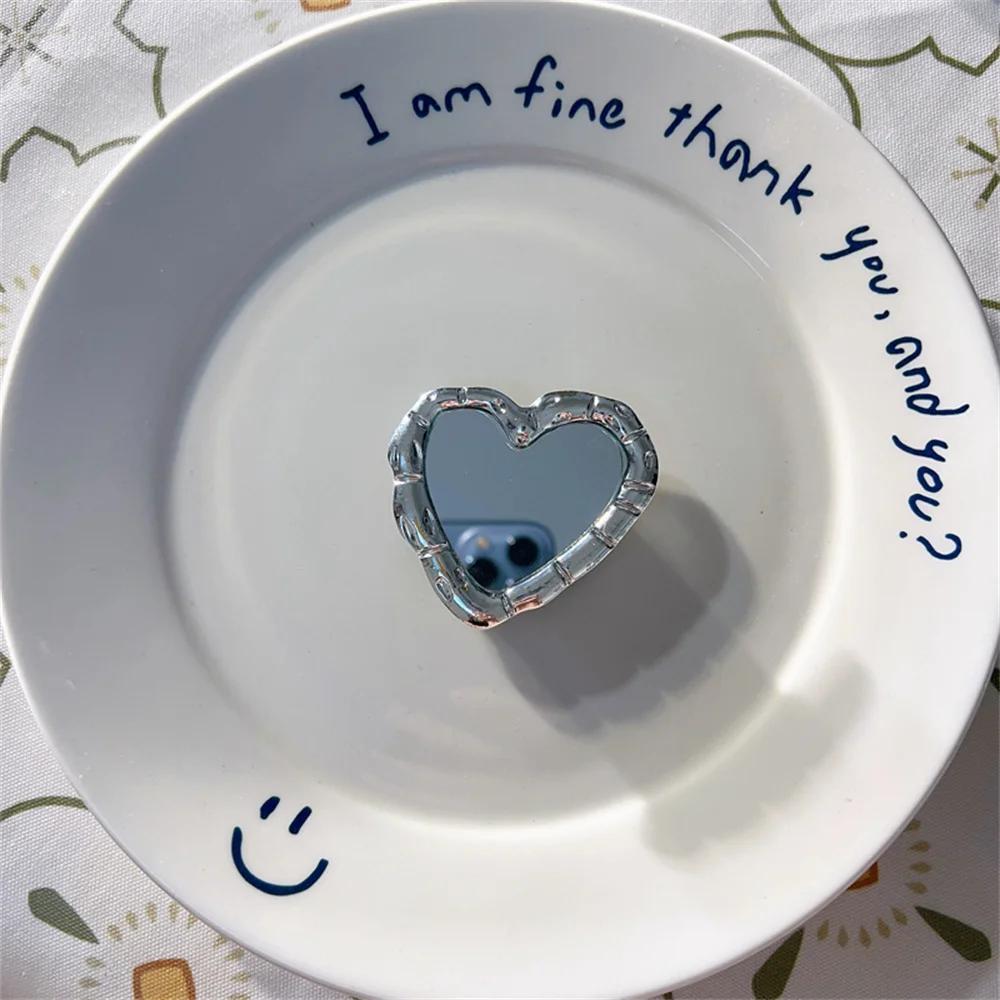 

INS Корея 3D Алмазное Зеркало Гриптоп-Подставка Для iPhone 16 15 Милый Макарон Универсальный Держатель для Телефона Кольцо Подставка Поддержка Гриптоп