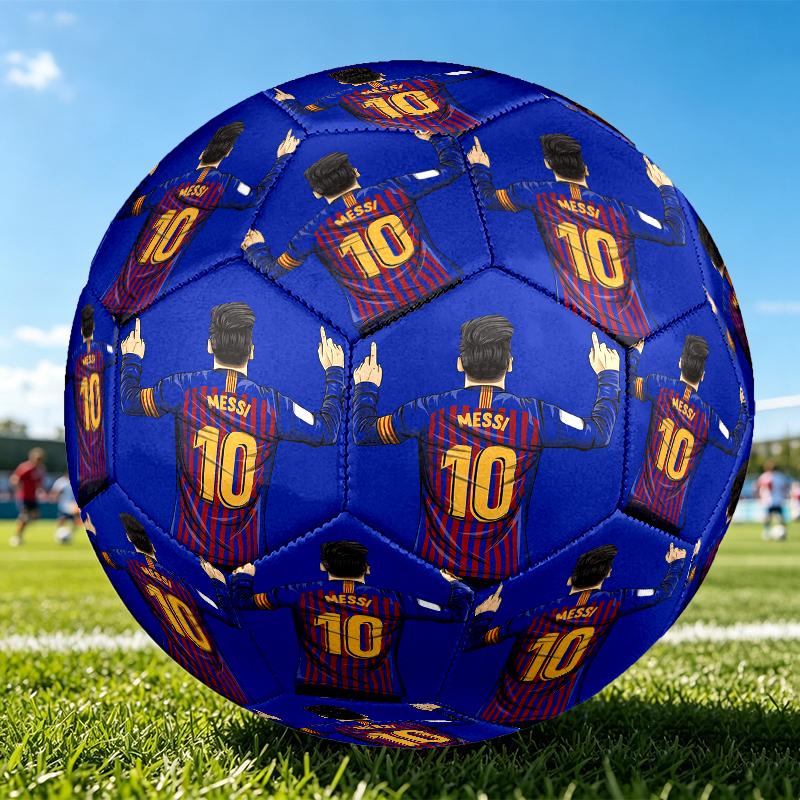 1pc FIFA World Cup Theme Size 5 Soccer Ball, Standard Sport Football Firm Stitching for Training And Match, Gentle On the Feet