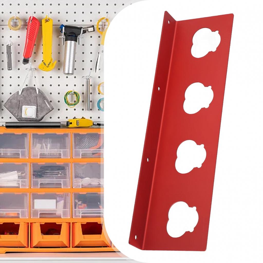 Battery Holder Compatible for Milwaukee M12, Battery Holder Battery Storage Holder Wall Mount Rack With 4 Slots