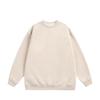 2025 Men's Suede Casual Loose Hoodie: Round Neck, Same Fabric Collar & Hem