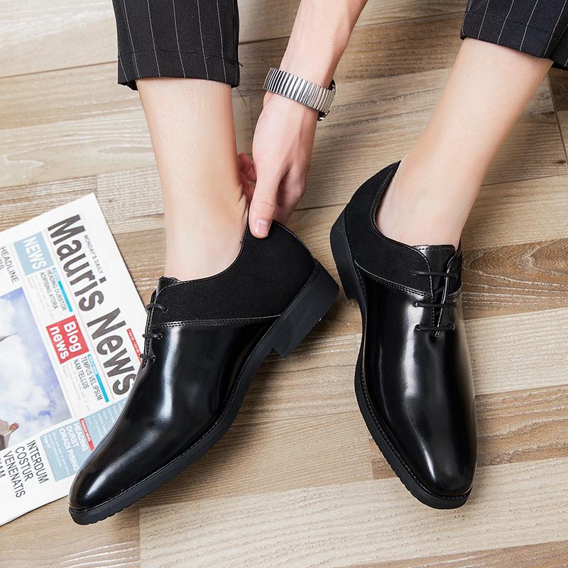 Zapatos Formales De punta cuadrada para hombre Oxfords Talla 38-44 comprar  a buen precio — entrega gratuita, reseñas reales con fotos — Joom