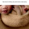 Newborn Photography Wrap Hat Set Breathable Cute Baby Photo Props for Infant Photo Shooting
