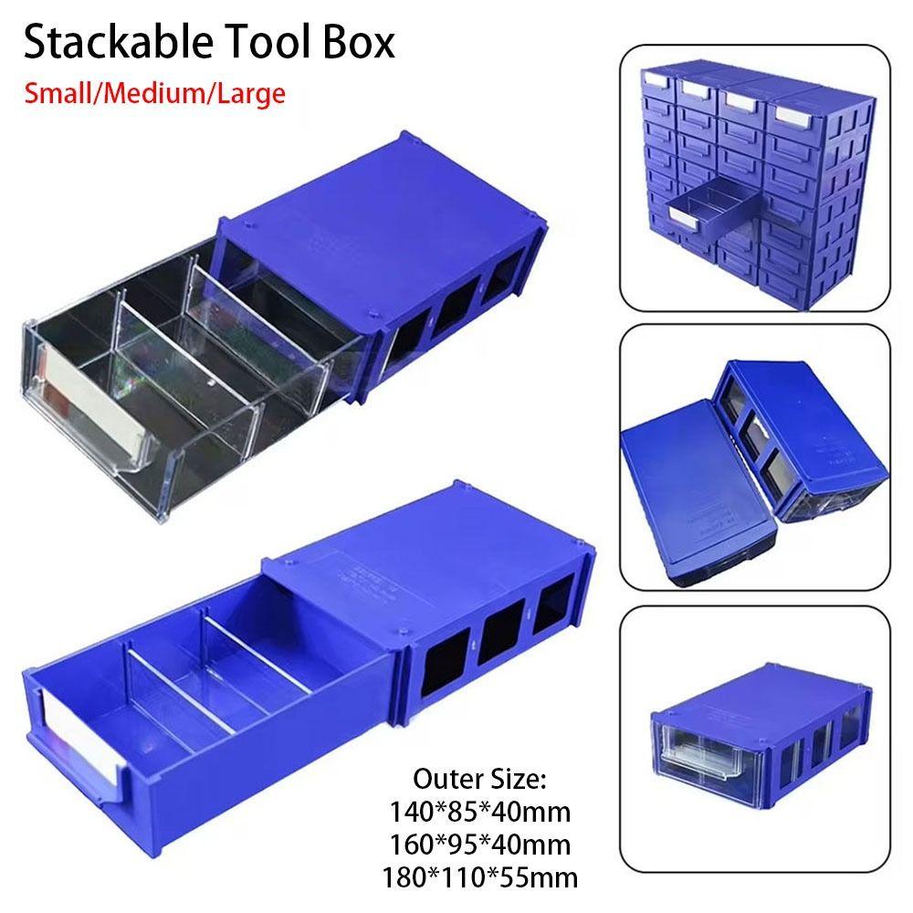 1Pcs Dustproof Hardware Storage Container Fishing Tackle Hardware Parts Component Drawer