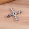 Water Meter Valve Key, Inner Triangle Wrench, Multi-Purpose Tool, Electric Control Cabinet Car Elevator Cross Key Wrench
