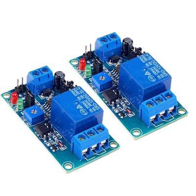 12V Adjustable Time Delay Relays Module Electronic Triggers Delay On Off Time Switches For Automation Device