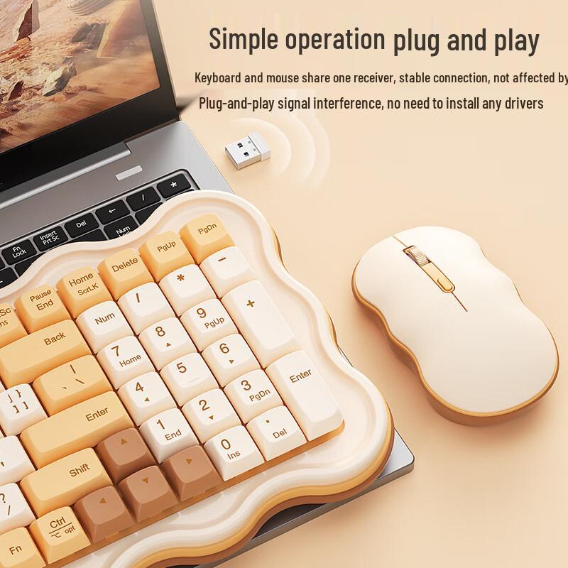 B.O.W MK98 Wireless Keyboard and Mouse Set