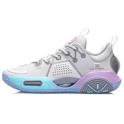 Li Ning All City 9 Algodón de Azúcar Tejido Cuero Sintético TPU Absorción de Impactos Antideslizante Resistente al Desgaste Soporte Rebote Caña Baja ABAU113-1