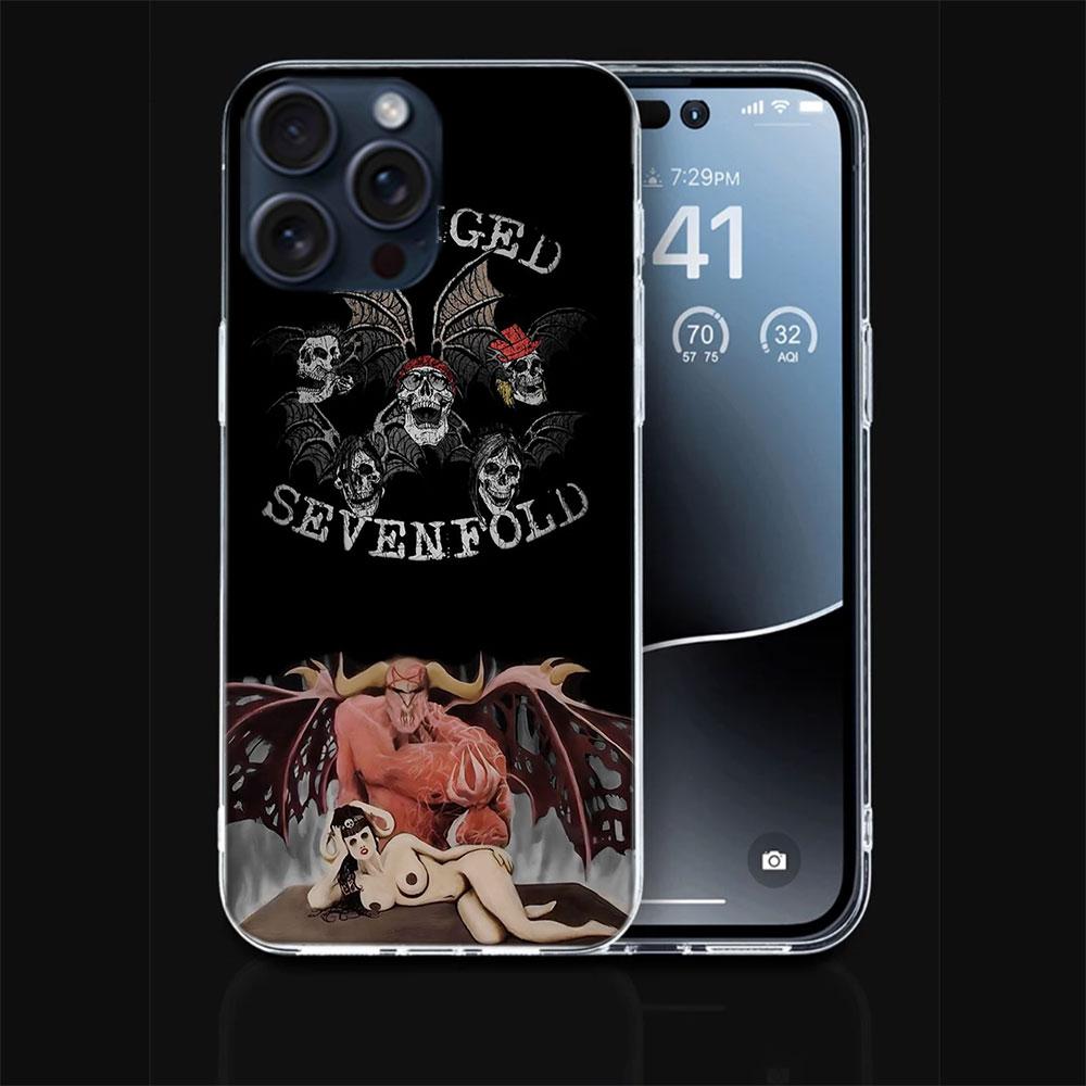 A-Avenged Sevenfold Klare Handyhülle Für Iphone 17 Air 16 Pro Max 15 Pro 14 Plus 17E 16E 11 13 12 Mini Hüllen Cases Fundas Cell T