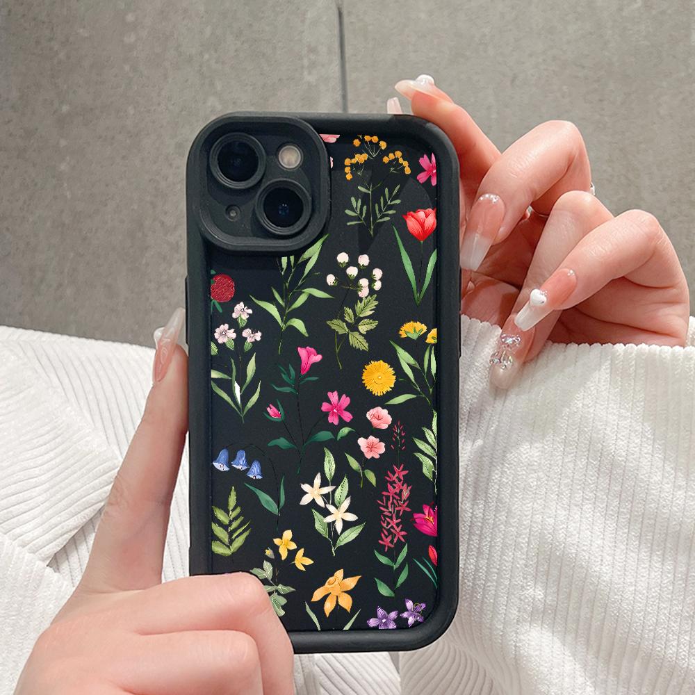 Soft Silicone Phone Casing Full Cover Camera Shockproof Protection Case for Samsung Xiaomi Redmi Poco