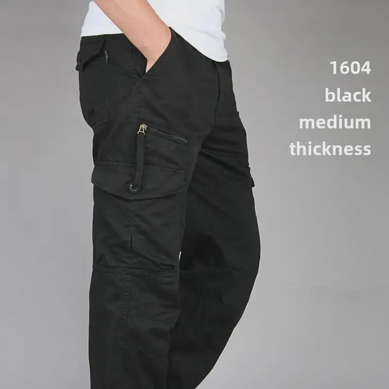 Men's Spring Loose Straight Sports Casual Trousers - Durable Outdoor Wear-Resistant Overalls