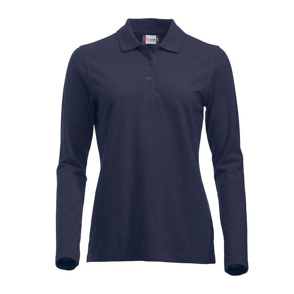 Clique Womens/Ladies Classic Marion Long-Sleeved Polo Shirt