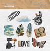 Retro Dream Collage Stickers: Poetry Series for DIY Journal Decoration - 6 Styles