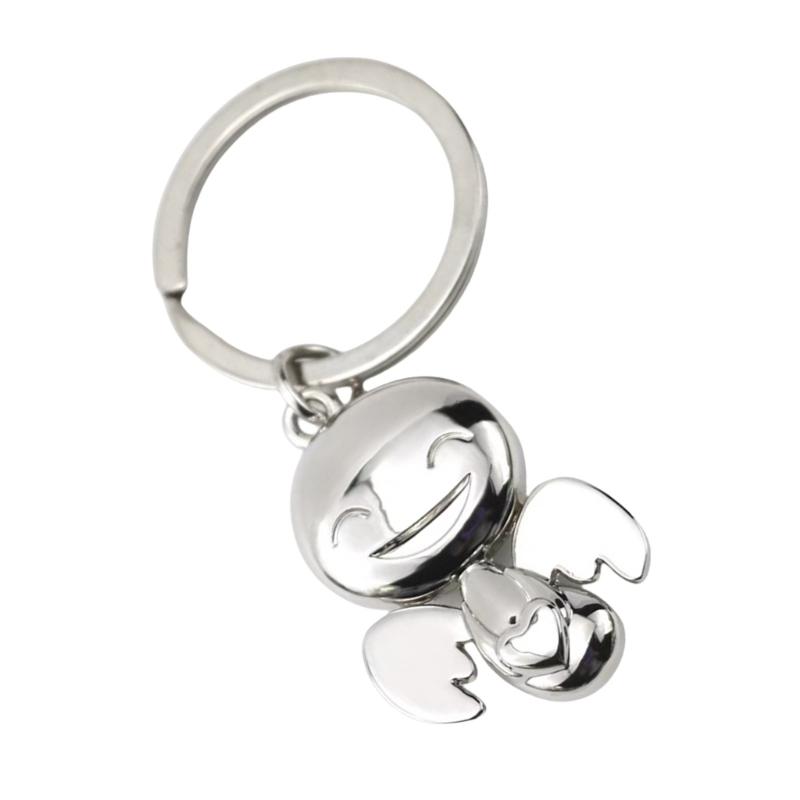 Sturdy Metal Angel Keychain Pendant Unique Angel Pendant Keyring Charm Key Chain for Everyday Use and Special Event