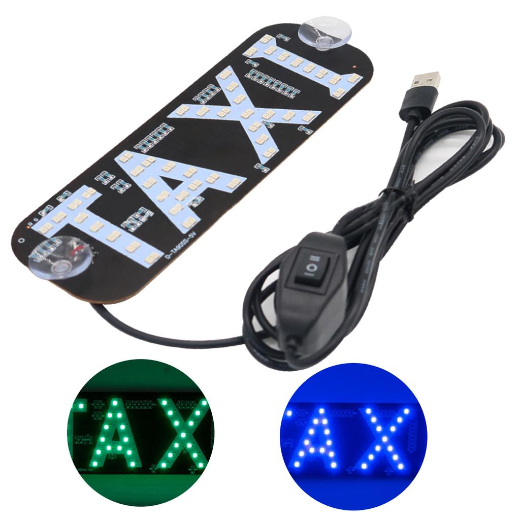 Auto Windschutzscheiben-Fahrerhaus-Blinker, Taxi-Schild, 2 Farben, Windschutzscheiben-Taxi-Leitlichter, Windschutzscheiben-Fahrerhaus-Blinker, Licht-Dekor