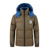 New winter men's casual warm  clothes, piled and thickened multi-bag removable hat  jackets and  clothes.