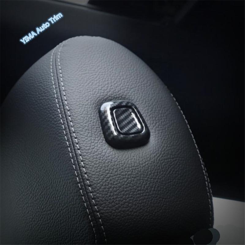 Car Glass Lift / AC Vent Outlet / Steering Wheel Decor Cover Trim ABS Accessories For Mercedes-Benz GLE GLS Gle320 450