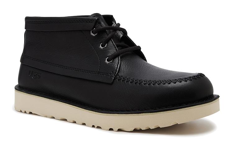 Men's Sneakers UGG Campout Chukka Uld 'Black Leather'