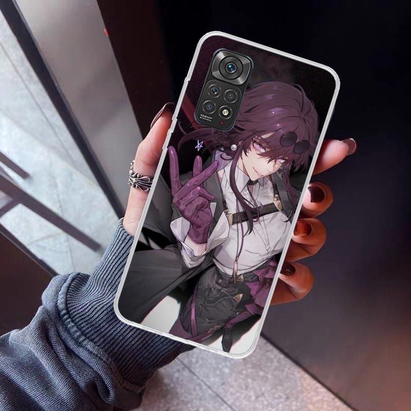 Honkai Star Rail Kafka Phone Case For Xiaomi Redmi Note 10 11 12 13 14 15 Pro Plus 11S 12S 14S 11T 11E 10S Soft TPU Back Cover R