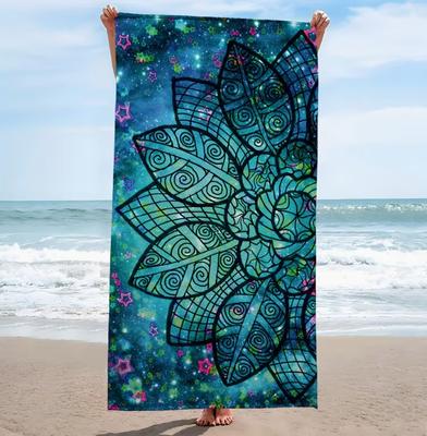 Colorful Mandala Beach Towel Quick Drying Beach Towel Absorbent Swimming Towel Camping Swimming Diving Beach Essential Towel