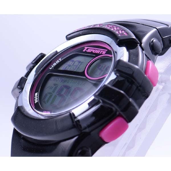 CREPHA TS-D063 Unisex Quartz Digital Wrist Watch - White / Black TS-D063-WT TS-D063-BK Gift Casual Business Sports Student