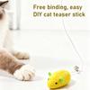 5Pcs Lemon Mouse Cat Toys Catnip Filled Cute Mouse Plush Cat Chew Toy Kitten
