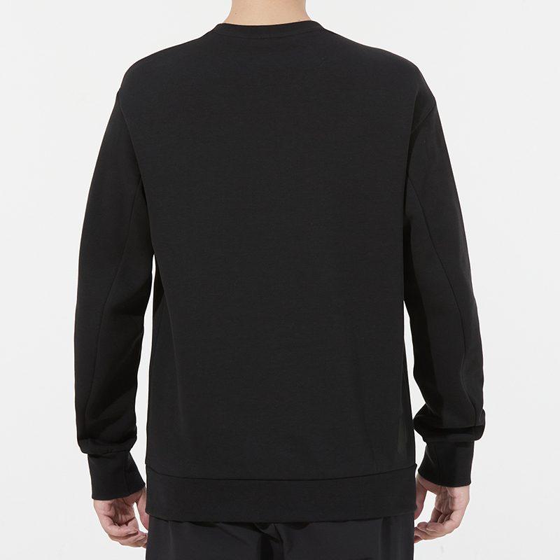adidas Wu Ji Collection Sweatshirts Men's Black Crew Neck Moderate Regular H39289