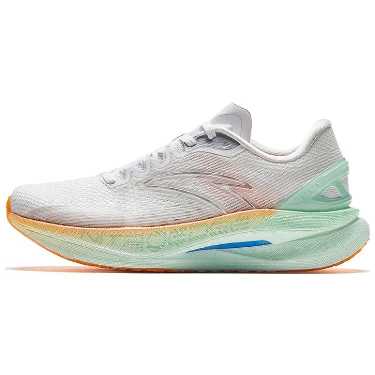 New Anta Champion 2nd Gen Pro Cushioning Anti Slip And Wear Resistant Low Top Running Shoes Women's Pure White 122335580S-8
