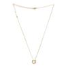 [Salvatore Ferragamo] Women's Gancio 3D Crystal Necklace 76 0399 Orgiov 0736244 106175