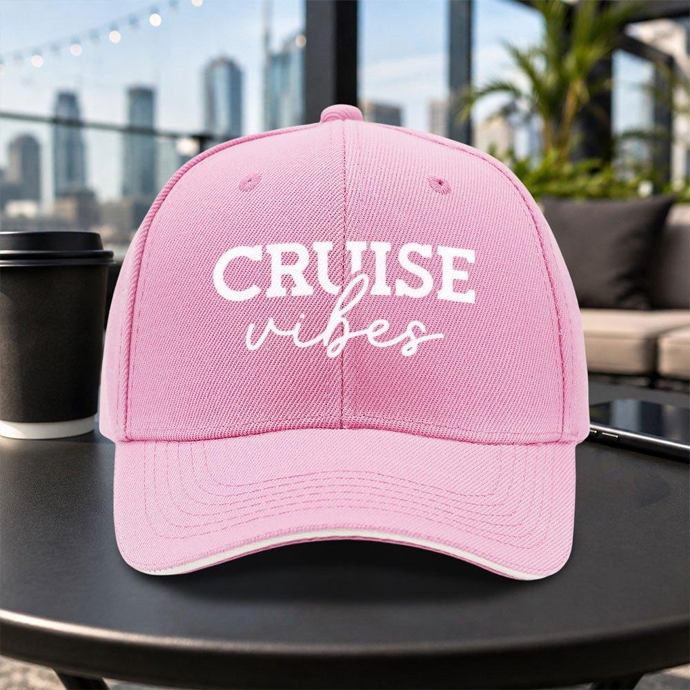 Versatile Casual Cruise Vibes Sandwich Cap Unisex Lightweight Adjustable Baseball Cap For Travel Parties Daily Wear