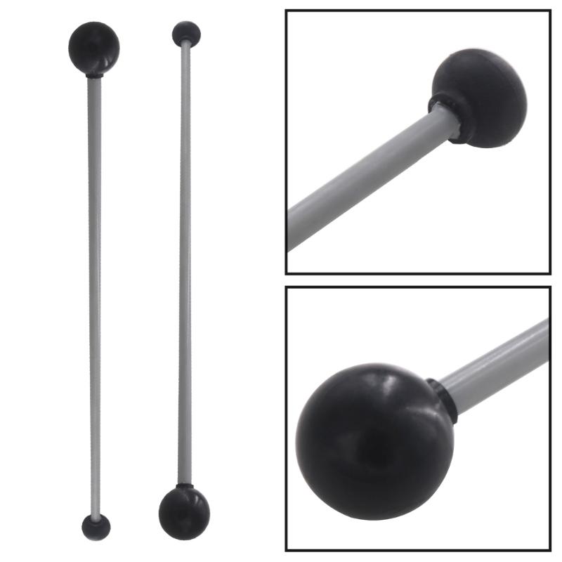 1 Pair Double Head Marimba Mallet Musical Drumstick for Playing Percussion