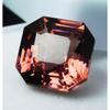 Stunning Natural Padparadscha Sapphire 10.49 Ct Square Certified Loose Gemstone
