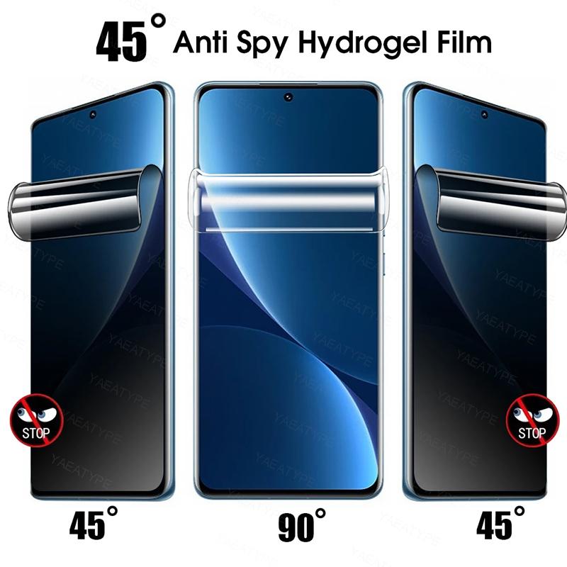Full Cover Privacy Hydrogel Film For OPPO Realme 15 14 13 12 Pro Plus Lite 11 10 9 9i 5G Screen Protector
