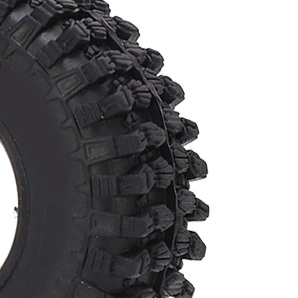 4PCS RC Wheel Tire Rubber Tyre 51mm Diameter for Axial SCX24 1/24 Remote Control Cars