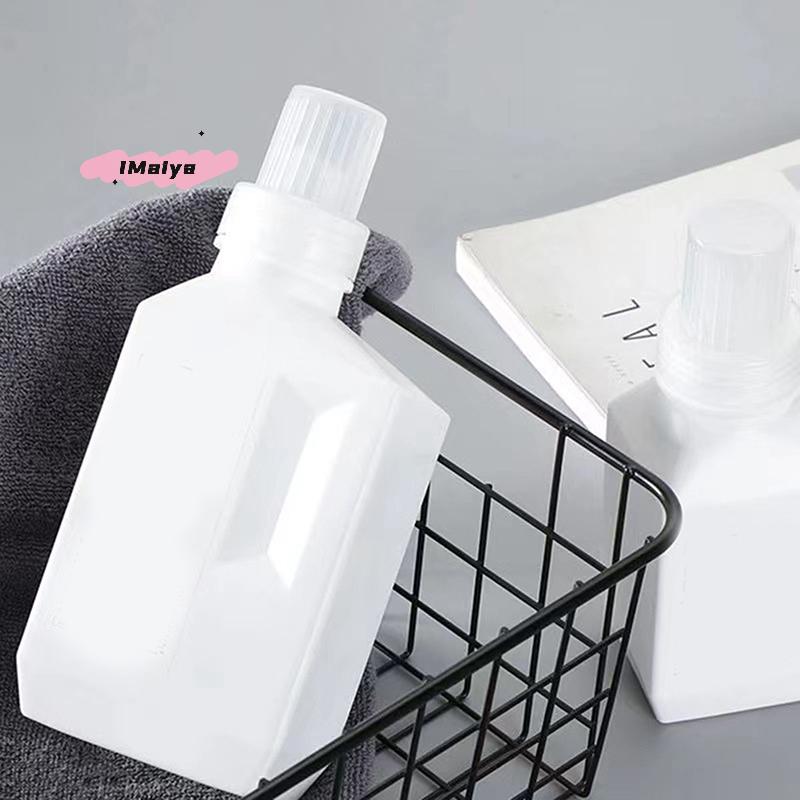 M-1Pc 400/600/1000ml Large Capacity Laundry Detergent Dispenser Bottle Household Softener Shampoo Shower Gel Storage Container
