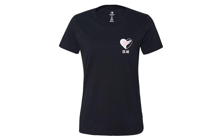 Converse All Star Love T Shirt Women s Black 10018512-A02 L