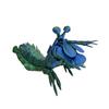Mantis Shrimp Fidget Toy for Anxiety Relief Colorful Desktop Decor with Movable Joints And Retractable Claws 3D Printed Articulated Shrimp Figurine