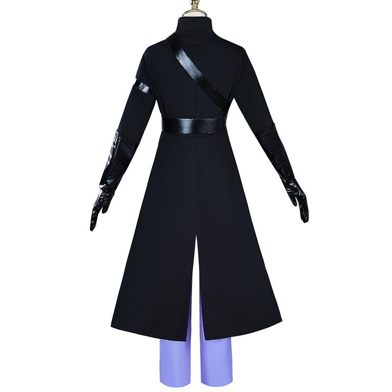 Anime Alien Stage Ivan Cosplay Round 6 Alien Stage Cosplay Ivan Men Black Sorrow Uniform Suit Party Carnival Halloween Costume