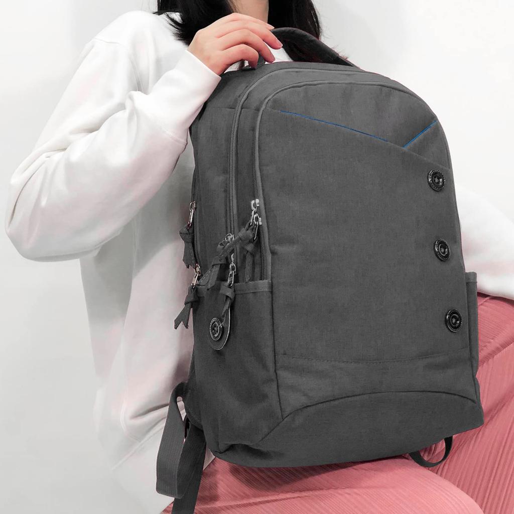 KINGSLONG Men's Backpack, Large Capacity, Multi-Layered Storage, Waterproof, Lightweight, Business Backpack for Women, Perfect for Commuting, School,