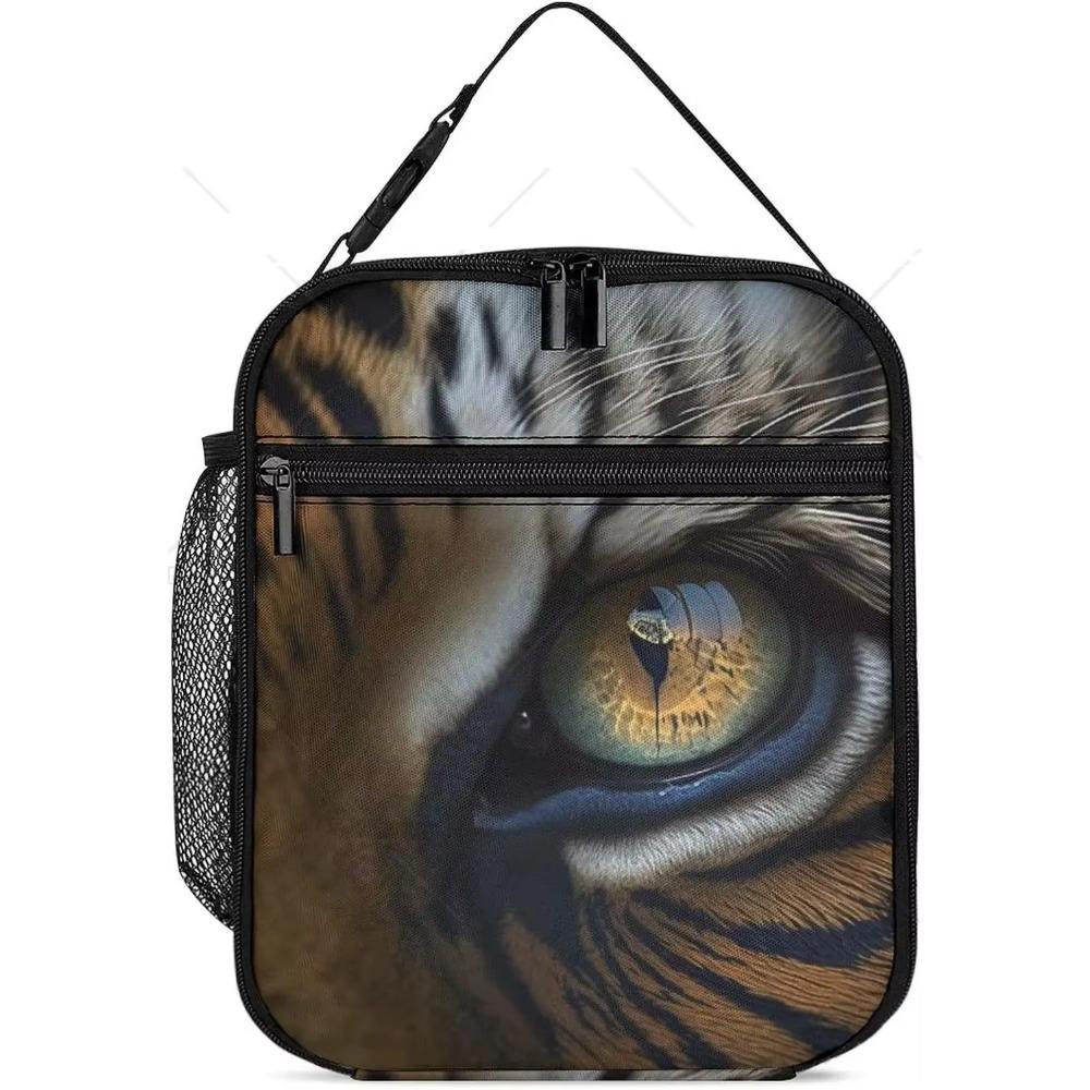 Animal Lion Cooler Insulated Lunch Bag for Women Men Adults Portable Reusable Laige Capacity Cool Bag Lunch Box for Work