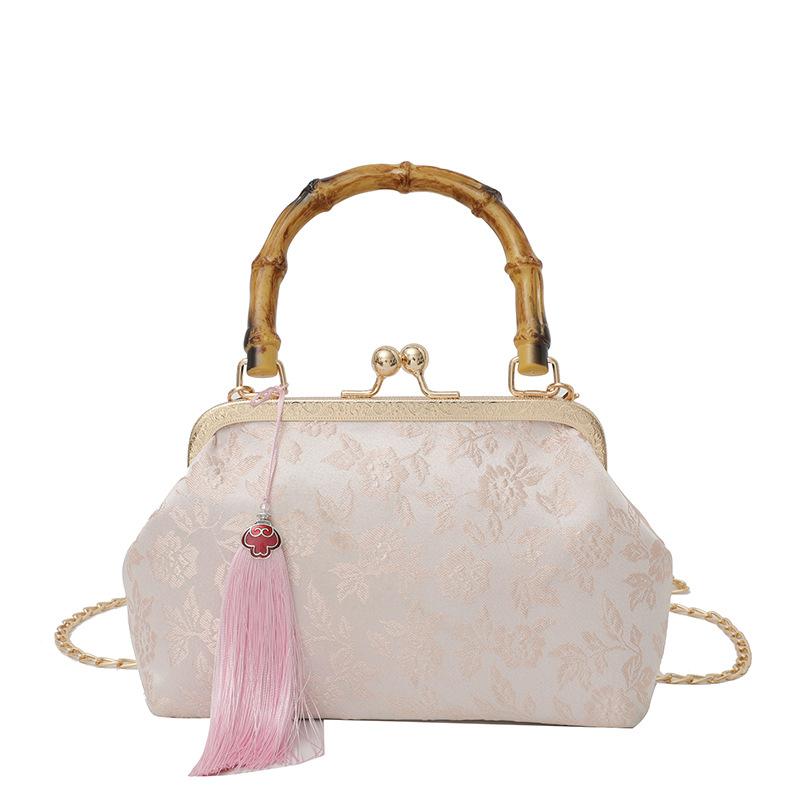 Original Antique Embroidery Bag Chinese Cheongsam Handbag Bag 2025 Spring High Value Messenger Bag Hanfu Chinese Style Bag