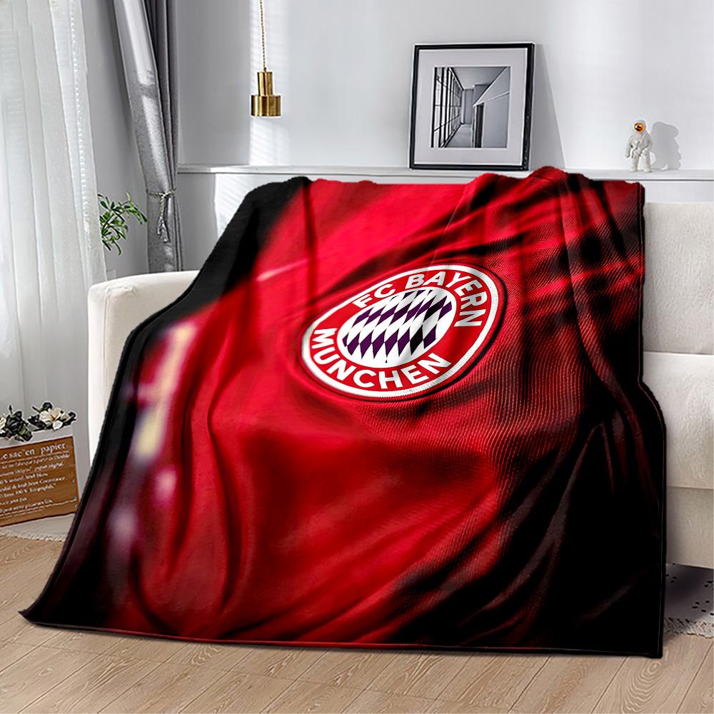Bayern Munich Blanket Soft Warm Cozy Perfect for Bedding Couch Livingroom for All Seasons Modern Style Ideal Gift For Birthday Valentine'S Day