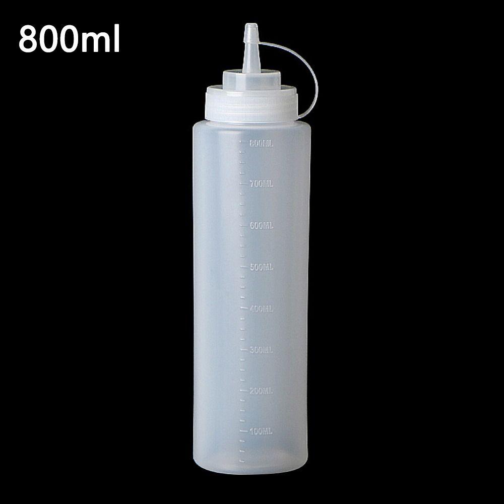 Condiment Bottle Squeezy Sauce Bottle Plastic Oil Dispenser Bottle  Kitchen Accessories